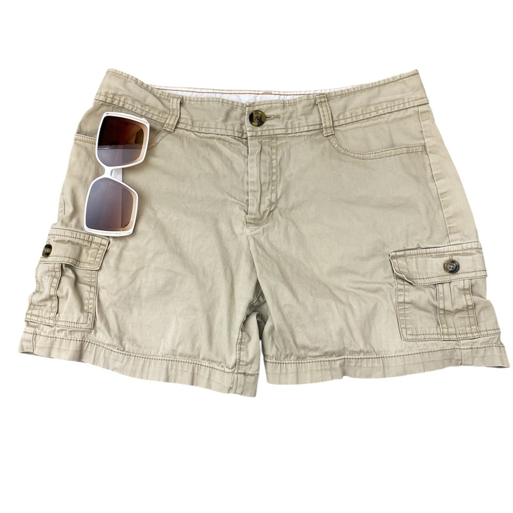 Women's Tan Cargo Shorts Size 8